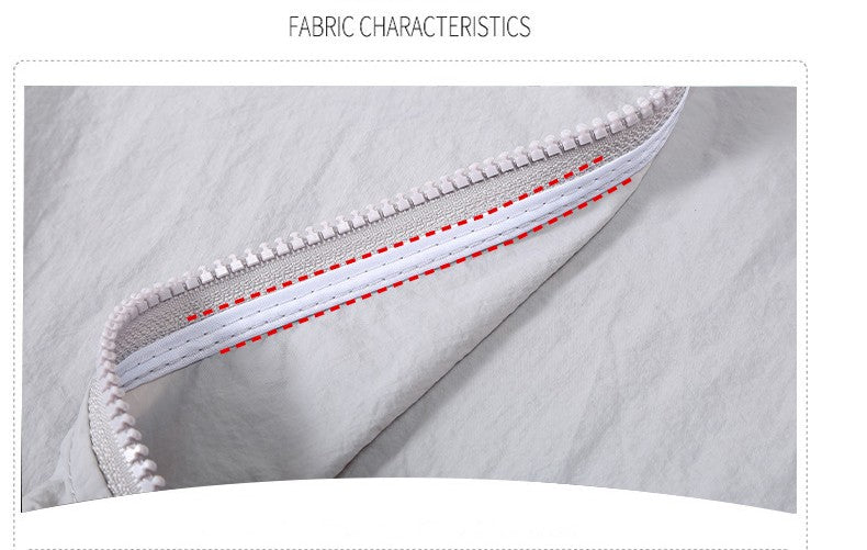 Men Teens Breathable Ultrathin Ultralight Stand Collar Quick Dry Sun-Protective Camping Hiking Jacket Skin Coat Windbreaker