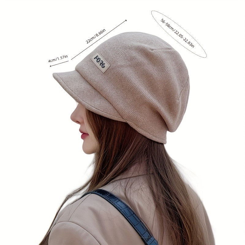 Autumn Winter Women Fisherman Hat New Fashion Outdoor Casual Peaked Cap Suitable for Giving Girlfriends Christmas Holiday Gifts