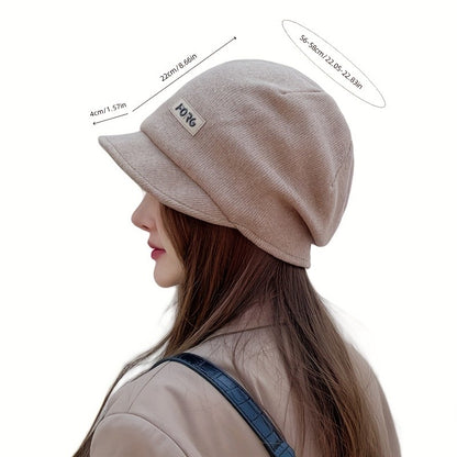 Autumn Winter Women Fisherman Hat New Fashion Outdoor Casual Peaked Cap Suitable for Giving Girlfriends Christmas Holiday Gifts