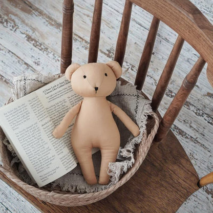 2025 Baby Plush Toy Comforts Sleeping Cute Rabbit, Bear, Mouse Baby Girl Doll, Cloth Doll Doll