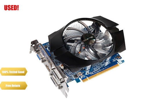 GIGABYTE graphics card GV-N650OC-1GI uses NVIDIA GeForce GTX 650 graphics chip Built-in 1024MB GDDR5 graphics memory