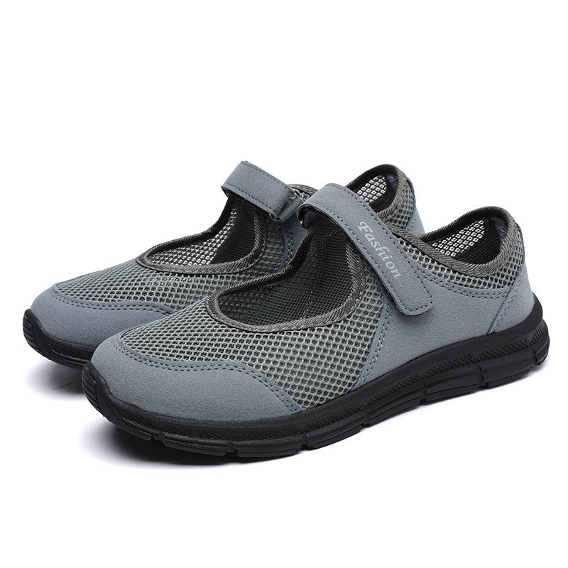 Sapatos Femininos Respiráveis Vulcanizados Brancos Tênis Feminino Moda Malha Respirável Sapatos Casuais de Caminhada Sapatos de Trabalho Feminino