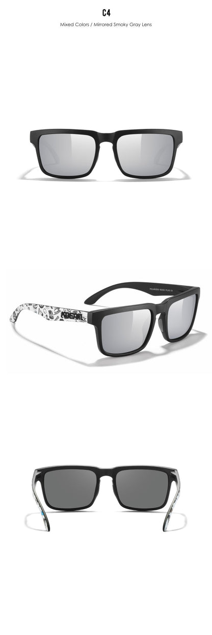 KDEAM Large Size Square Men's Sunglasses Polarized Photochromic Oversized Sun Glasses Fashion Women Shades Upgraded Edition