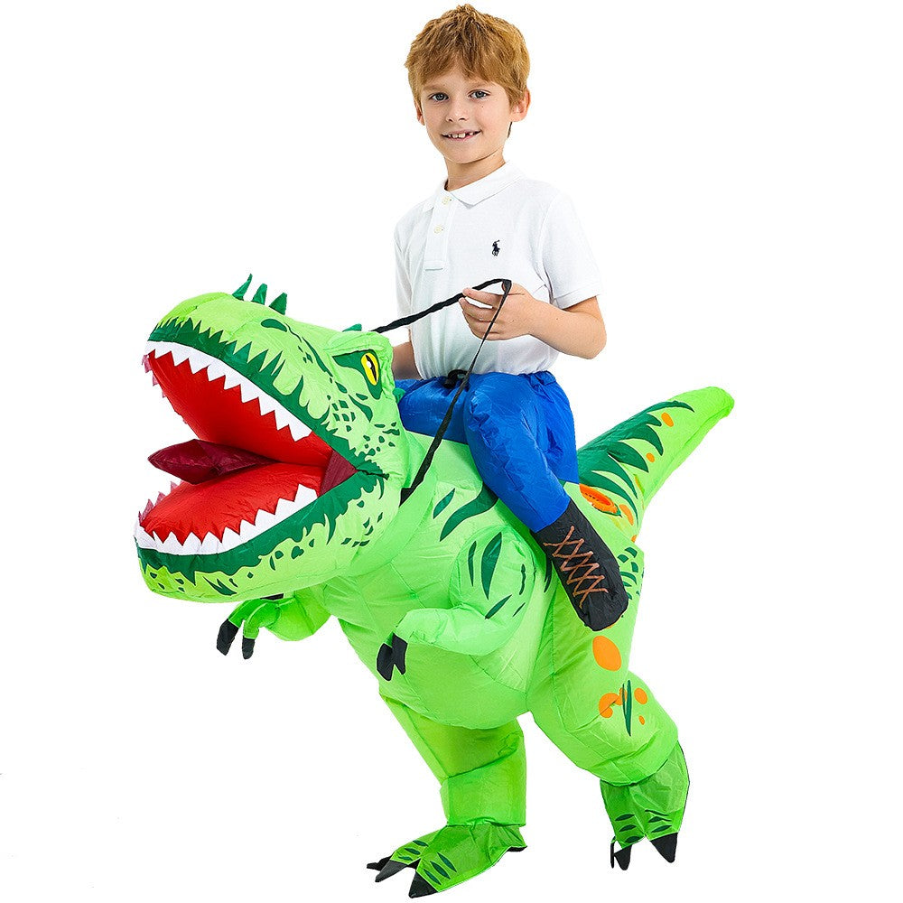 Children/Adults Dinosaur Inflatable Clothing Anime Riding Role Playing Clothing Kindergarten Performance Party Festival Props
