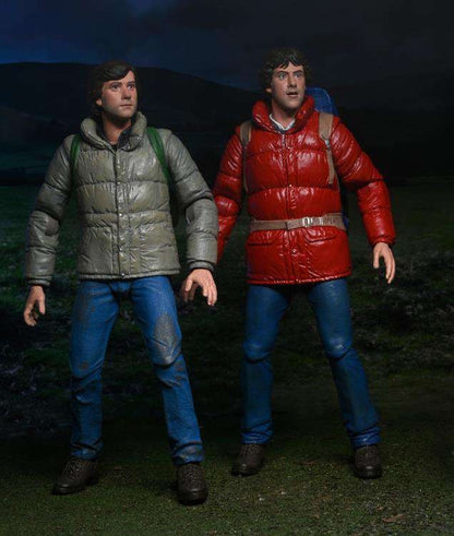 NECA Original 04949 Um Lobisomem Americano em Londres David Jack 2-pack Anime Action Figure Modelo de Boneca Brinquedos Infantis