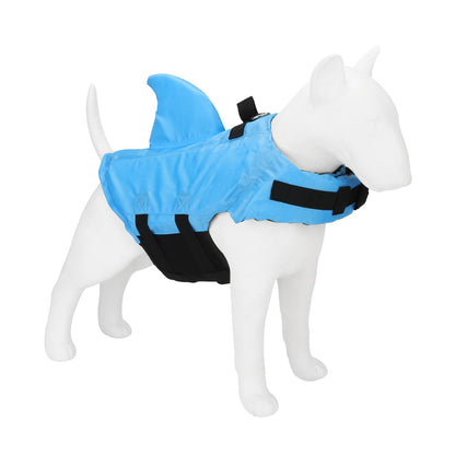 Colete Salva-Vidas Tubarão para Cães, Roupa de Natação para Cães Pequenos e Médios, Roupa de Banho para Pets