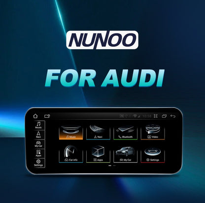 Android 14 Auto Rádio CarPlay Para Audi A1 Q2 2010-2023 GPS Carro Multimedia Player Navi Estéreo DSP WIFI SIM BT Tela de Toque IPS