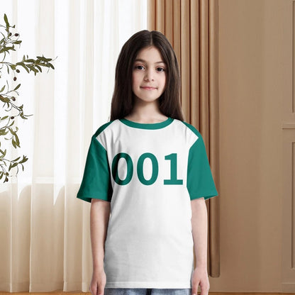 Number Tracksuit Player 456 333 001 Games Disguise Caarnival Party Clothes Calamari Game Cosplay Costume Popular Game Sweatshirt