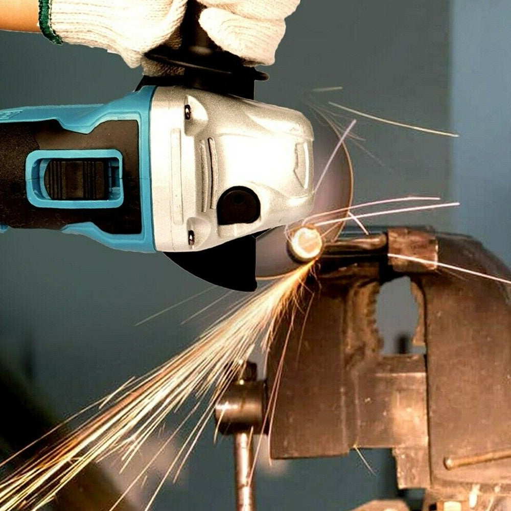 Conjunto combinado de esmerilhadeira angular elétrica sem escova de 125mm de 18V para parafusadeira de impacto e ferramenta elétrica Makita