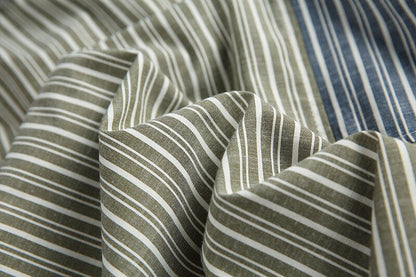 Stripe Splice Shirt Men Japnese Streetwear Fashion Loose Casual Long Sleeve Shirts Cityboy Oversize Cargo Shirts Blouses