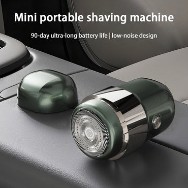 Mini USB Capsule Electric Shaver for Men Rechargeable Beard Shaver with Digital Display Beard Razor Type-C Charging Travel Razor