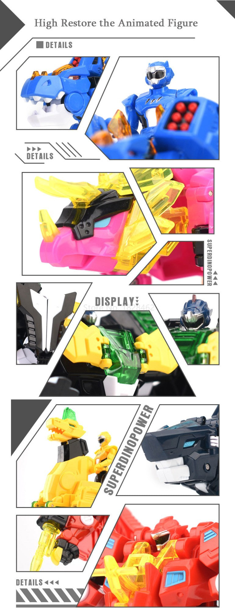 Mini Force 2 Super Dino Power Transformation Robot Toys Action Figures MiniForce X Simulação Animal Deformação Dinossauro Brinquedo