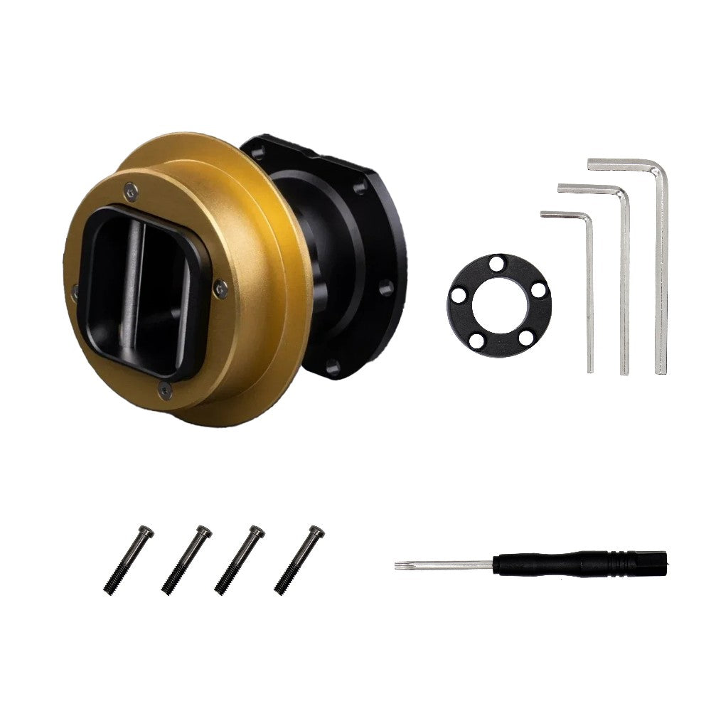 NEW Fanatec QR2 Pro Bundle Type C Quick Release , RXIMO QR2 Pro Wheel-Side & QR2 Base-Side (Type -C port) for Fanatec base