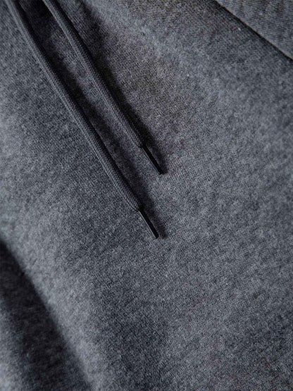 Calças de Moletom Masculinas Reta Casual Outono Inverno Calças Masculinas de Corrida Jogger Esportivas para Academia Calças Lisas com Vários Bolsos