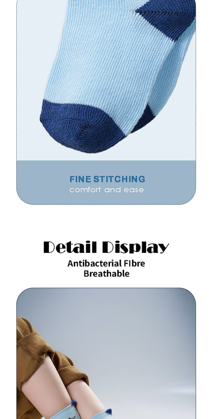 10 Pairs Baby Socks Newborn Baby Boy Girls Infant Cute Cartoons Fashion Soft Cotton Short Socks For 0-3 Years Kid's Socks