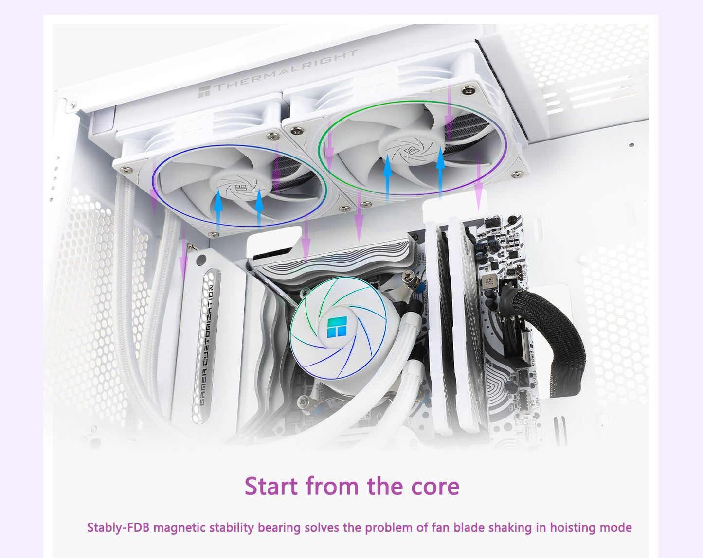 Thermalright TL-S12 120mm HALO Cooling Fan 5V 3PIN ARGB Fan pc gamer 360° exquisite light effect computer Case Fan ventilador