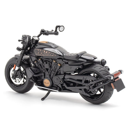 Simulação 1/12 Escala Harley Sportster S Moto Liga Modelo Moto Diecast Modelo Moto Corrida de Rua Presente Para Crianças