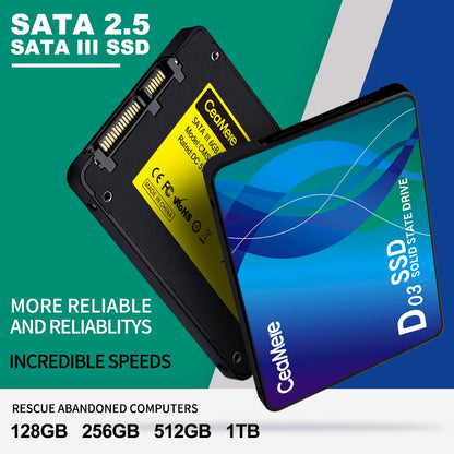 CeaMere 10 PEÇAS SSD480GB 512GB 2.5 1TB 120GB 240GB 256GB Disco Rígido de Estado Sólido para Computador Interno Grátis