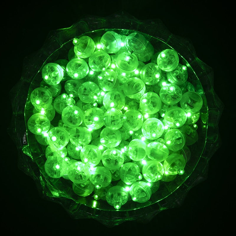 50/100/150/200/300pcs Tumbler Round Ball Light Balloon LED Flash Luminous Lamps Lantern Light for Wedding Party Birthday Decor