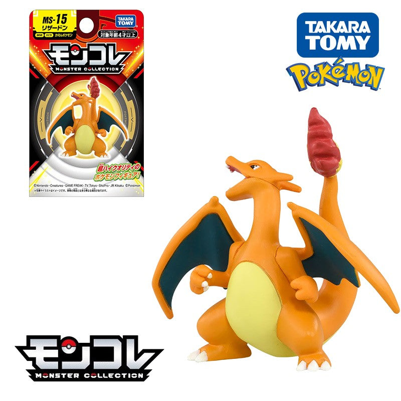 Original Takara Tomy Pokémon Bonecos Mega Venusaur Blastoise Charizard Lapras Clodsire Pikachu Absol Baxcalibur Modelos