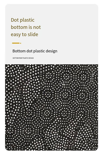 Round Camellia Crystal Velvet Floor Mat Living Room Bathroom Door Absorbent Quick-Drying Floor Rugs Household Non-slip Carpet