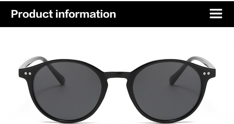 Óculos de Sol Polarizados Redondos Retrô Masculino Feminino Armação Clássica Leopardo Óculos de Sol Fashion Preto Dirigindo Masculino Feminino Goggles UV400
