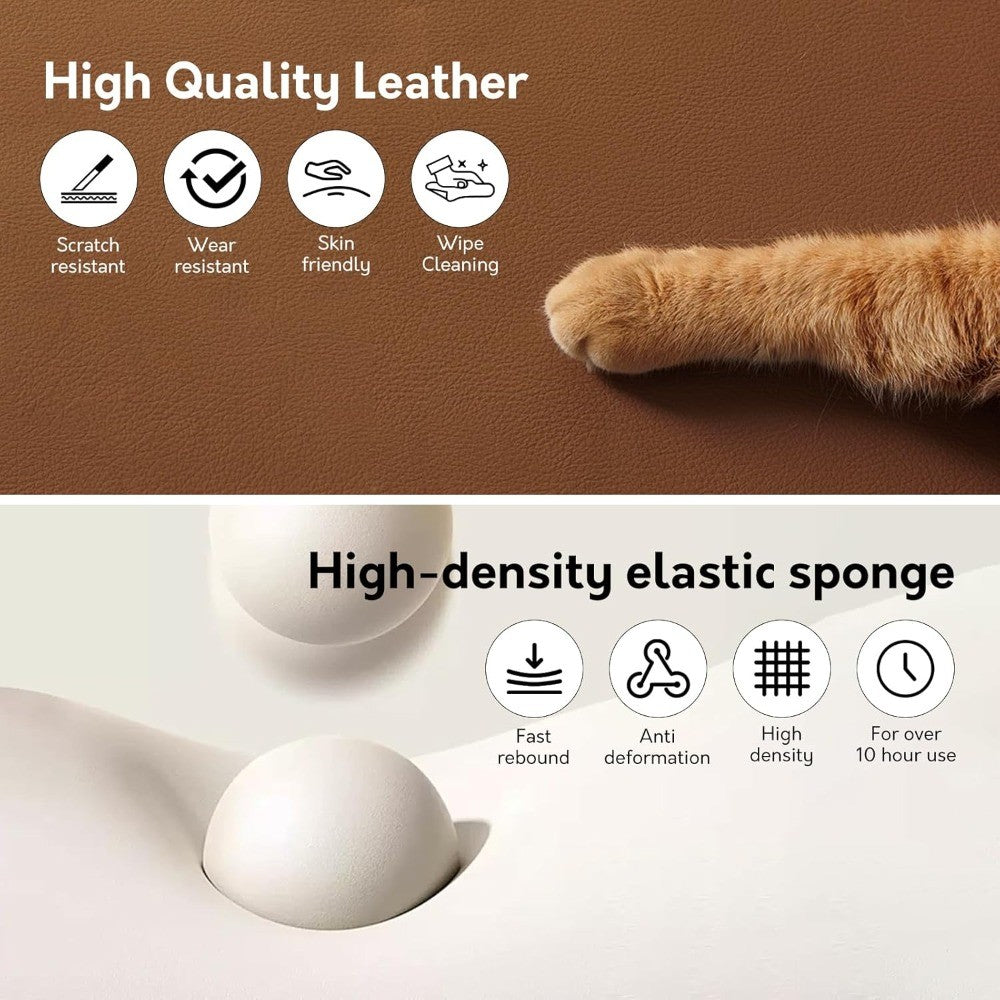 Cross Legged Office Chair with Arms,Criss Desk Chair,High Bcak Big and Tall Office Chair with Foot Rest,Reversible Armrests