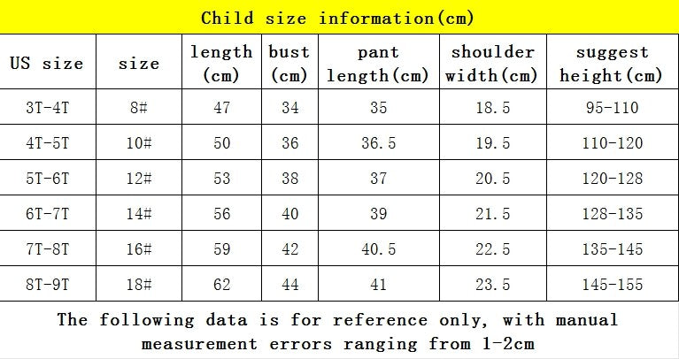 Summer Children's Pajamas Short Sleeve Girls' Cartoon Big Boys' Home Furnishing Set