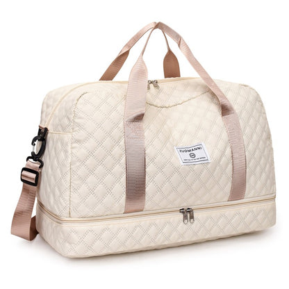 Fashionable Multifunctional Travel Luggage Bag with Independent Shoe Compartment,Suitable for Travel,Sports and Fitness,Camping