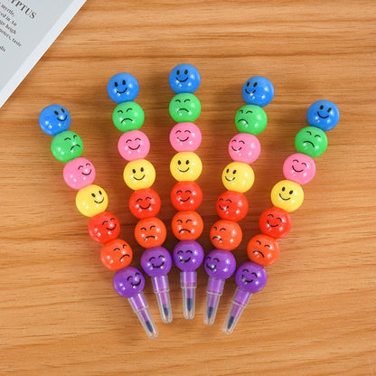 5/10Pcs Lollipop Building Block Crayon Pencil Painting Pen Kids Birthday Party Favors Pinata Fillers Back To School Stationery