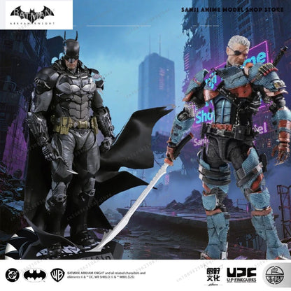 100%Original LPZZ Studio 1/12 Deathstroke Batman Arkham Knight Batsuit V8 04 Bonecos de Ação Modelo do Filme do Batman