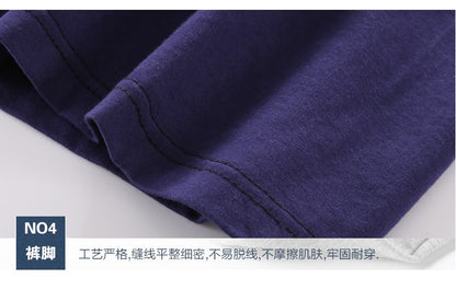 Summer Mens Lounge Pants Cotton Pajama Shorts Comfortable Male Clothes Sleepwear Thin Casual Sports Breeches 2024