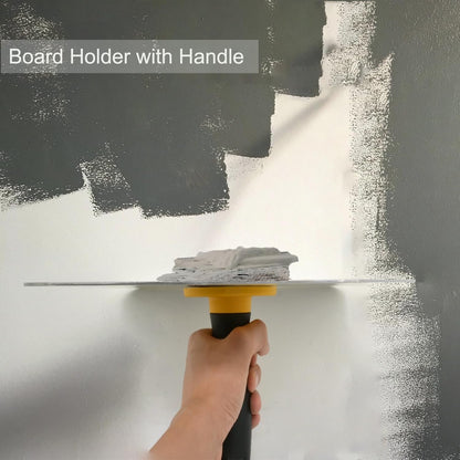 Suporte de Placa de Argamassa/Gesso de Alumínio com Alça Ergonômica, Ferramenta de Reboco para Cimento, Argamassa, Drywall