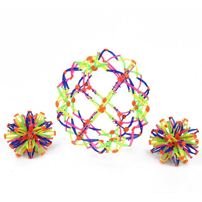 1 Pcs Outdoor Magical Colorful Telescopic Ball for Children Birthday Baby Shower Party Celebration Kindergarten Gift Reward
