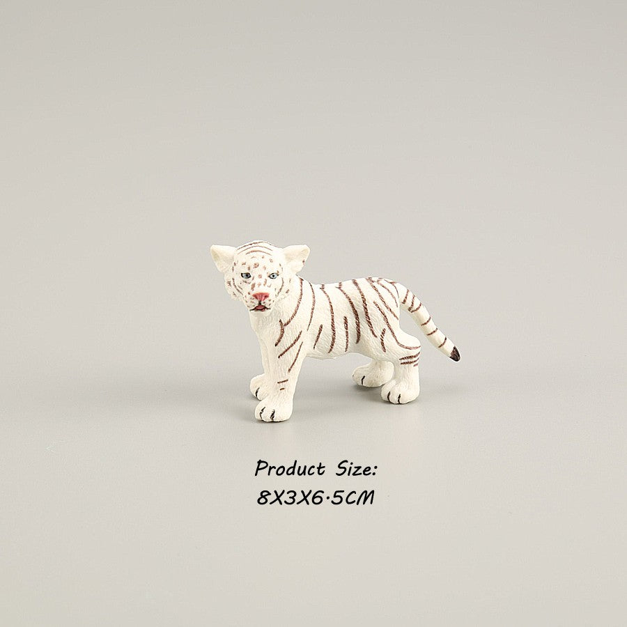 Brinquedos de Figuras de Animais Selvagens Leão Tigre Leopardo Pantera Guepardo Brinquedos de Plástico Animais da Selva Bonecos de Ação Presentes para Crianças