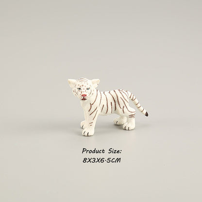 Brinquedos de Figuras de Animais Selvagens Leão Tigre Leopardo Pantera Guepardo Brinquedos de Plástico Animais da Selva Bonecos de Ação Presentes para Crianças