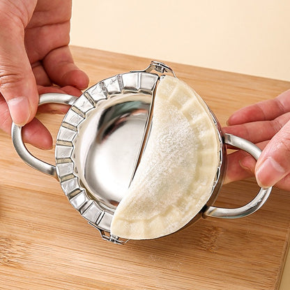 Máquina de fazer bolinhos de massa de aço inoxidável, forma para massa de pastel, empanadas, ravióli, prensa para pierogi, guioza, acessórios de cozinha para confeitaria