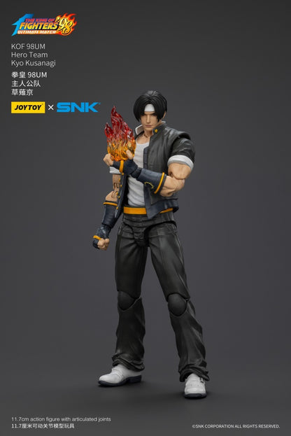 JOYTOY SNK KOF 98UM Hero Team 1/18 Bonecos de Ação Kyo Kusanagi Goro Daimon Modelo Benimaru Nikaido Jogo Anime Presentes de Brinquedo Masculino