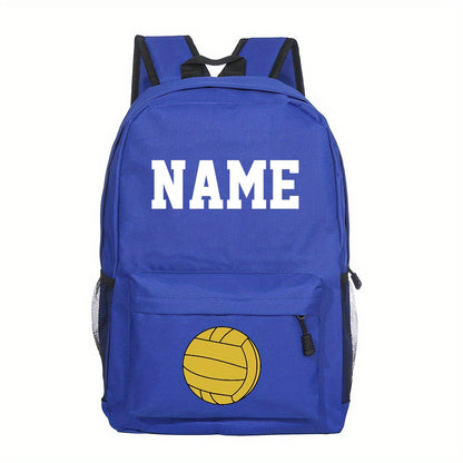 Mochila Escolar Personalizada para Meninos, Futebol, Basquete, com Nome, Mochila de Estudante, Bolsas para Laptop de Adolescentes, Presente de Volta às Aulas