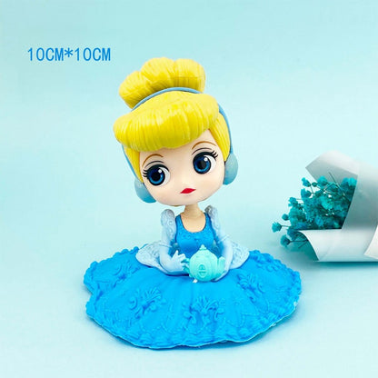 Princesa Disney Ariel Rapunzel Cinderela Sereia Anna Elsa Bela Sofia Branca de Neve Mulan A Pequena Sereia Bonecos Brinquedos Presente Infantil