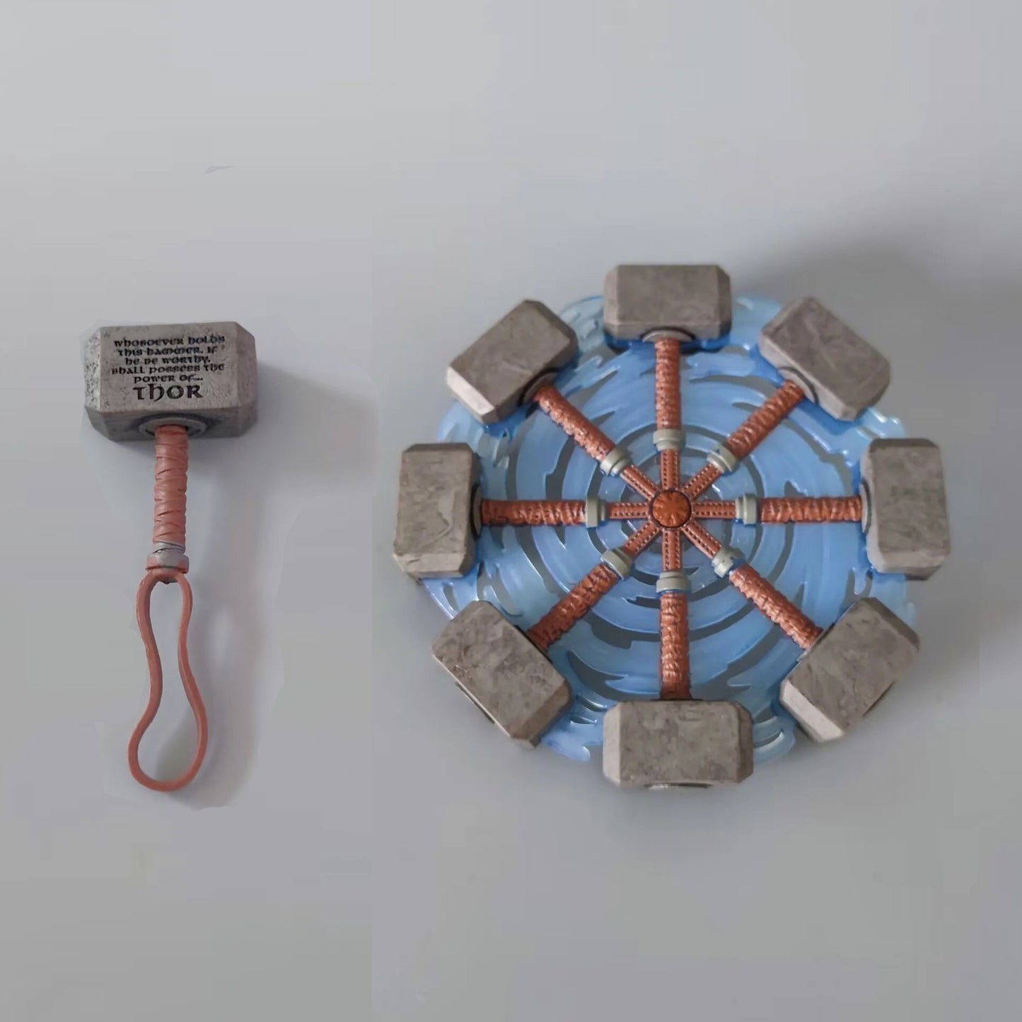 Marvel Legends Ragnarok Thor Martelo Giratório Acessório Boneco Solto de 15 cm