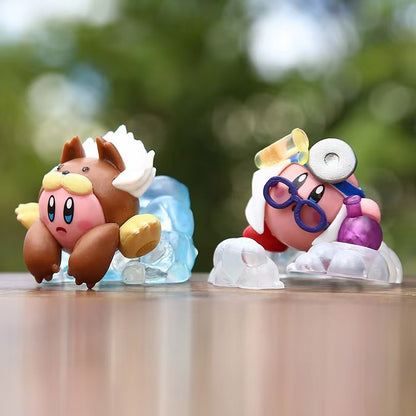 Jogo Kirby Action Figures Personagens Bonitos Desenhos Animados Enfeites de Mesa Estatueta Modelo PVC Coleção para Fãs Presente de Aniversário para Fãs