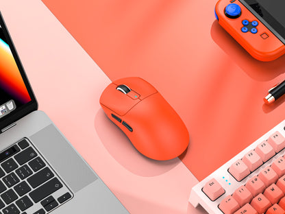 Mouse gamer sem fio 3-mode macro Attack Shark X3orX3Pro PixArt 1K/4K leve, 26K DPI PAW3395, adequado para laptop/Win/Mac