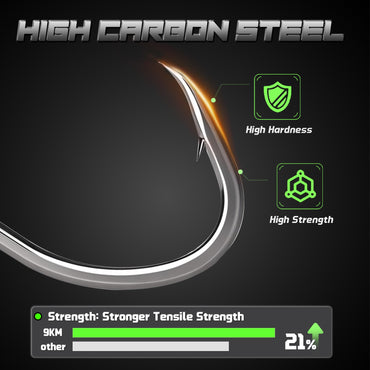 Anzóis de Pesca Baitholder 9KM Mar com Barba Haste Longa Anzol de Bico Suporte de Isca Viva Anzóis para Minhoca Acessórios de Pesca de Água Salgada
