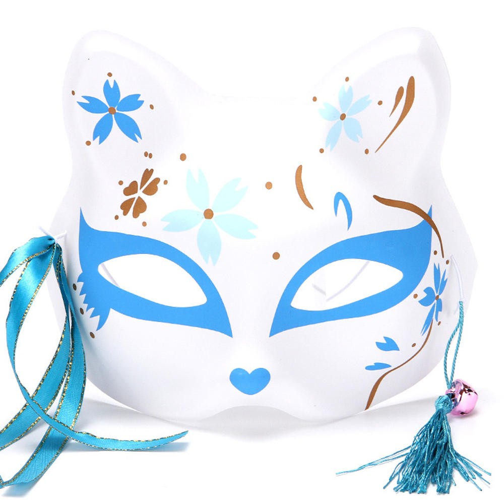 Japanese Anime Demon Slayer Mask Cosplay Thicken Plastic Masks Halloween Party Costume Props Fox Mask