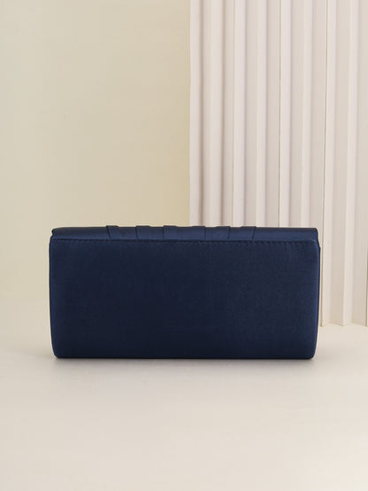 Ladies Dinner Bag Pleated Solid Color Clutch Party Dinner Wedding Light Luxury Envelope Evening Bag for Prom, Dinner/Banquet