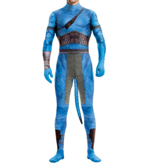 Avatar The Way of Water Cosplay Costume Tail Bodysuit Alien Halloween Birthday Theme Party Role Playing Outfit Adult Women Men