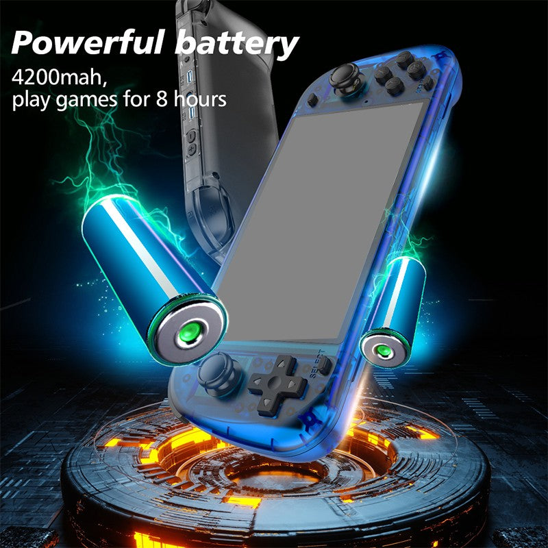 5.1 Inch R50S Retro Handheld Game Console 854*480 Large Screen Linux System Portable Pocket Video Game Player Boy Gifts