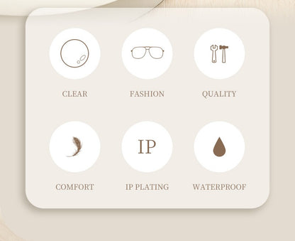 VICKY New Personalized Simple Cat's Eye Fashion Design Women's Anti-Blue Light Reading Glasses Customizable Prescription 78001