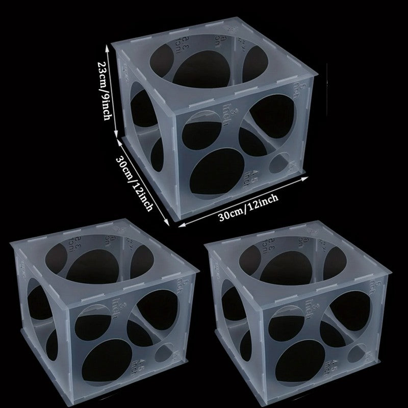 1pc, Holiday Wedding Party 11 Hole Balloon Size Measuring Box,Smooth Section Does Not Hurt The Balloon, Flexible Buckle Design